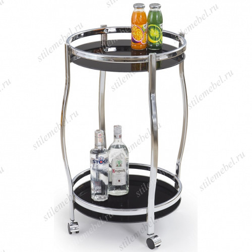 Cервировочный стол HALMAR BAR8, черный