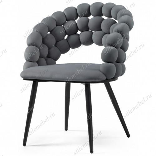 Стул Ball dark gray / black