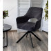 Стул GUARA 180 град. поворот. цвет серый RAVEN 18 / черный каркас, ®DISAUR