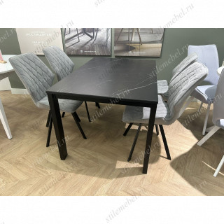 Обеденная группа BL1300 ЧМ/243 B22 GREY/черный каркас