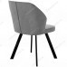 Стул DikLine 232 поворотный B22 GREY, ножки черные