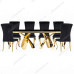 Обеденная группа Кору black / gold Обеденная группа Кору black / gold