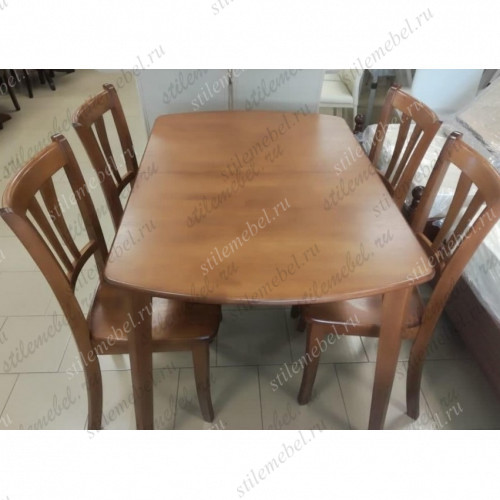 Обеденная группа ROBERTO 3248/IGLESIAS D-84E rustic oak (дуб)