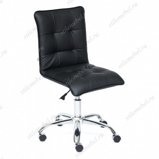 Кресло офисное TetChair «Зеро» (Zero) (Искусств. чёрная кожа)