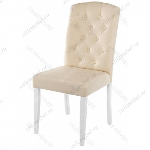 Стул Menson white / fabric сream