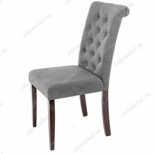 Стул Amelia dark walnut/fabric grey
