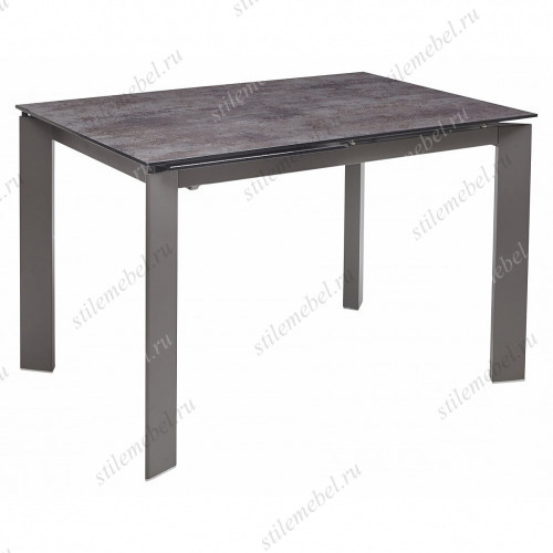 Стол CORNER 120 Glazed Glass Volcano Grey+Grey1