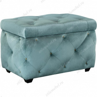 Сундук Leset Classic-Е64 велюр YD-25B Бирюзовый/ножки пластик
