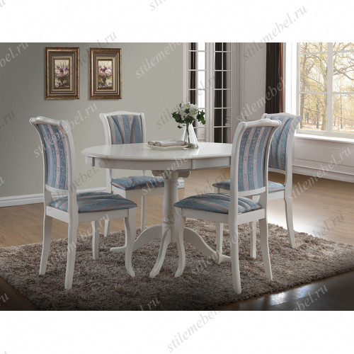 Обеденная группа Siena+Opera Ivory White 180-19